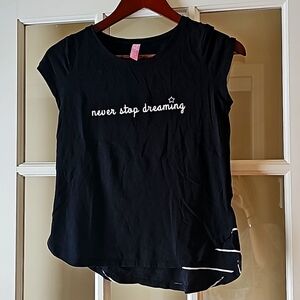 "Never Stop Dreaming" logo tee
